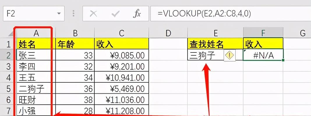 提高工作效率的神奇VLOOKUP函数（利用Excel中的VLOOKUP函数轻松实现数据匹配与查询）  第1张